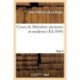 Cours de Litterature Ancienne Et Moderne. Tome 3
