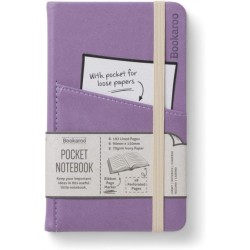 Bookaroo Pocket Notebook (A6) Journal - Aubergine