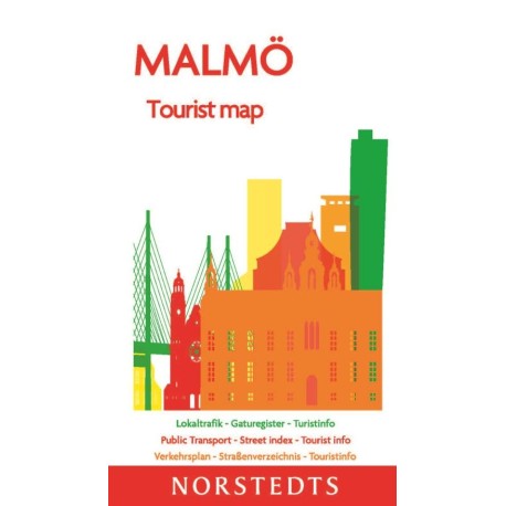 Malmö tourist map