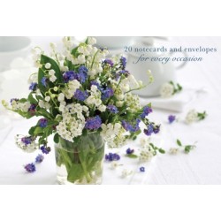 Card Box of 20 Notecards and Envelopes: Forget-me-nots