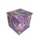 Memo Block: Lavender: High-quality block of notepapers in a presentation cube box with built-in drawer