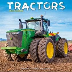 Tractors Calendar 2026  Square Wall Calendar - 16 Month