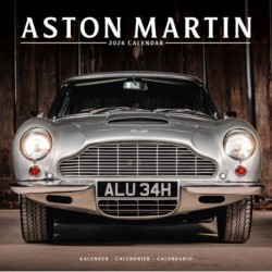 Aston Martin Calendar 2026  Square Car Wall Calendar - 16 Month