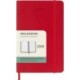 Moleskine 2025 12-Month Weekly Pocket Softcover Notebook: Scarlet Red: Scarlet Red