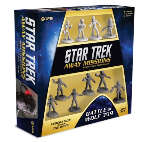 Star Trek Away Teams Starter Set: Wolf 359 (Federation: Riker +3 Vs Locutus +5): Wolf 359 (Federation: Riker +3 Vs Locutus +5)