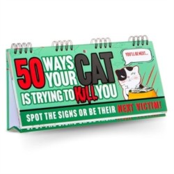 50 Ways Your Cat Is Trying To Kill You Flipbook: Boxer Gifts Cat Gifts For Cat Lovers