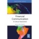 Financial Communication: A Critical Assessment
