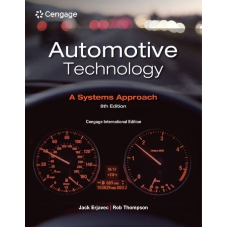 Automotive Technology: A Systems Approach, Cengage International Edition
