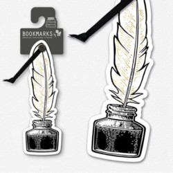 Academia Bookmarks - Quill & Ink