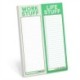 Knock Knock Work Stuff / Life Stuff Perforated Pad (Pastel Version)