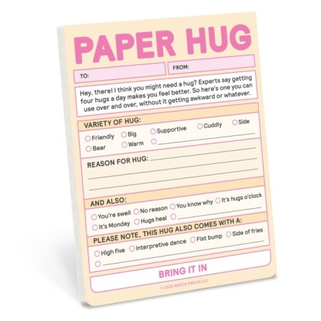 Knock Knock Paper Hug Nifty Note (Pastel Version)
