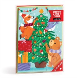 Christmas Critters Greeting Card Puzzle