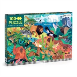 Animals of the World 100 Piece Puzzle