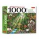Asian Rainforest Wildlife - 1000 Piece Jigsaw Puzzle: Finished Size 29 in X 20 inch (74 x 51 cm)