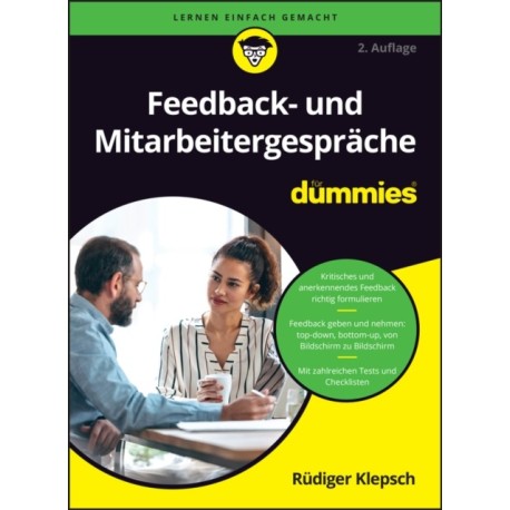 Feedback- und Mitarbeitergesprach fur Dummies