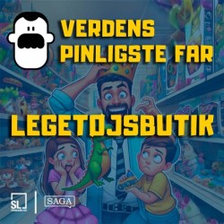 Verdens Pinligste Far i en legetøjsbutik