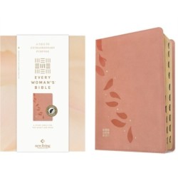 NLT Every Woman's Bible, Filament Enabled (LeatherLike, Pink Petals, Indexed, Red Letter)