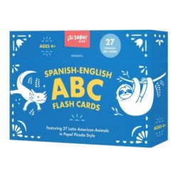 Spanish-English ABC Flash Cards: Featuring 27 Latin American Animals in a Papel Picado Design