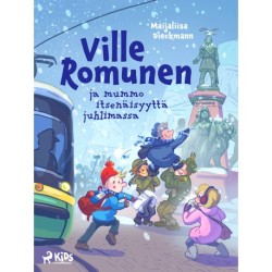 Ville Romunen ja mummo itsenäisyyttä juhlimassa