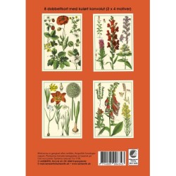 Gaveæske m. 8 dobbeltkort - Flora