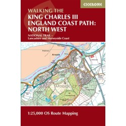Walking the King Charles III England Coast Path: North West - Lancashire and Merseyside Map Booklet: 1:25,000 OS Route Map Booklet