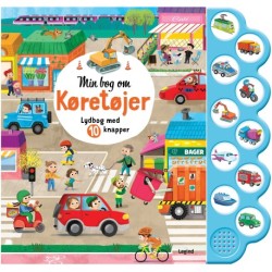 Min bog om køretøjer - Lydbog med 10 knapper