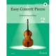 Easy Concert Pieces: 24 Easy Pieces from 5 Centuries using half to 3rd Position. Vol. 2. double bass and piano.