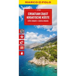 Croatia Coast Marco Polo Map