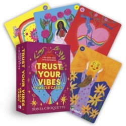 Trust Your Vibes Oracle Cards: A 50-Card Deck with Guidebook