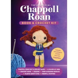 The Unofficial Chappell Roan Book and Crochet Kit: Includes Everything to Crochet Your Own Chappell-Chappell Roan Fact and Project Book, 4 Colors of Yarn, Crochet Hook, Sequins, Yarn and Beading Needles, Plastic Safety Eyes, Fiberfill Stuffing