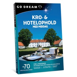 Go Dream: Kro- og hotelophold med middag