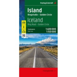 Island - Iceland Ring Road - Golden Circle Road Map