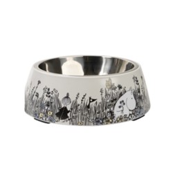 Mumitroldene hundeskål L - grå