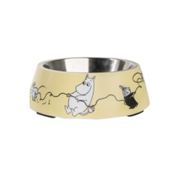 Mumitroldene hundeskål M - gul