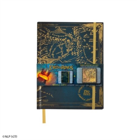 Middle-Earth Hardcover Notebook with foldable map