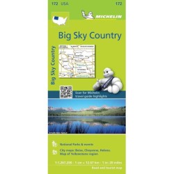 Michelin USA Zoom 172: Big Sky Countries : Idaho, Montana, Wyoming