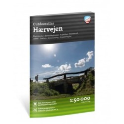 Outdooratlas Hærvejen 1:50 000