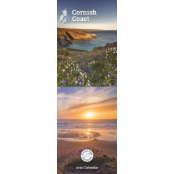 Cornish Coast Slim Calendar 2026