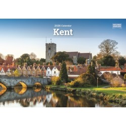 Kent A5 Calendar 2026