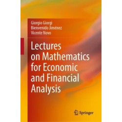 Lectures on Mathematics for Economic and Financial Analysis