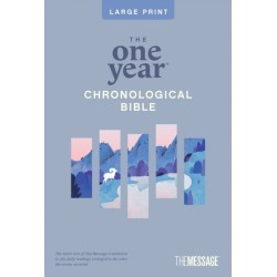 One Year Chronological Bible The Message, Large Print