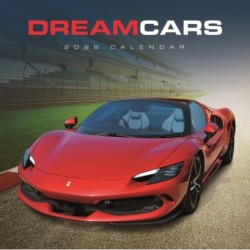 Dream Cars Wiro Wall Calendar 2026