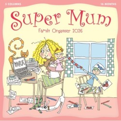 Super Mum Kim Nash Planner Wall Calendar