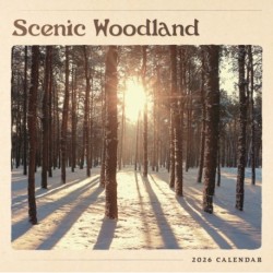 Scenic Woodland Square Wall Calendar 202