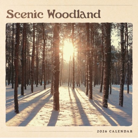 Scenic Woodland Square Wall Calendar 202