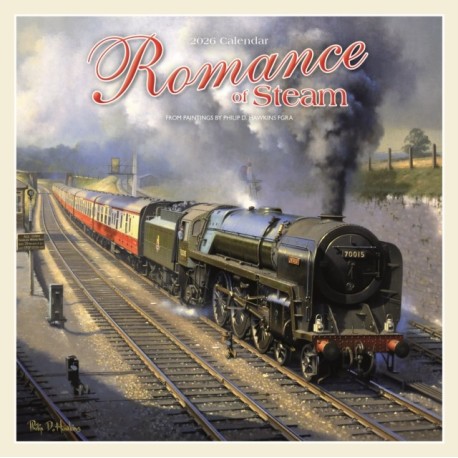 Romance Of Steam Square Wall Calendar 20