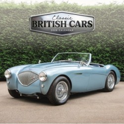 Classic British Cars Square Wall Calenda