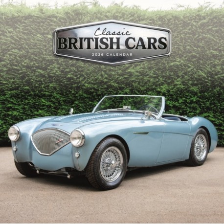 Classic British Cars Square Wall Calenda
