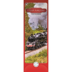 Steam Railway Slim Calendar 2026