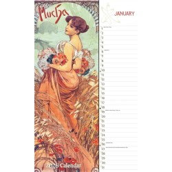 Mucha Deluxe Wall Sunday Start Calendar